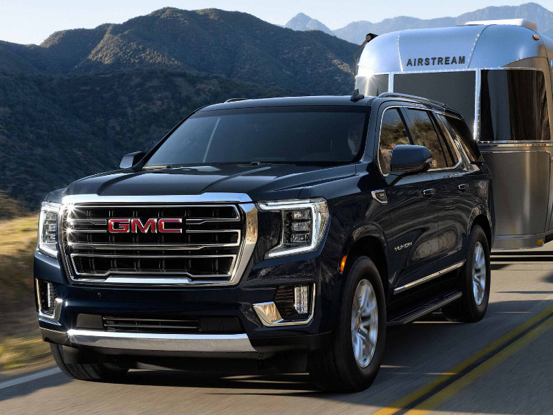 GMC Truck Towing an RV