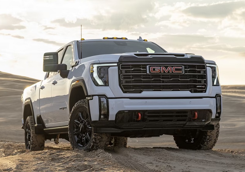 GMC Truck in the sunset