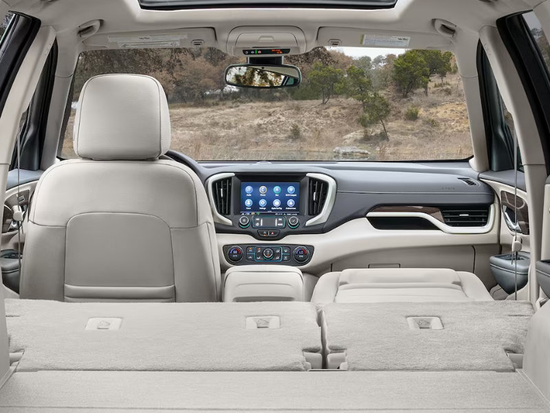 Interior of GMC Terrain