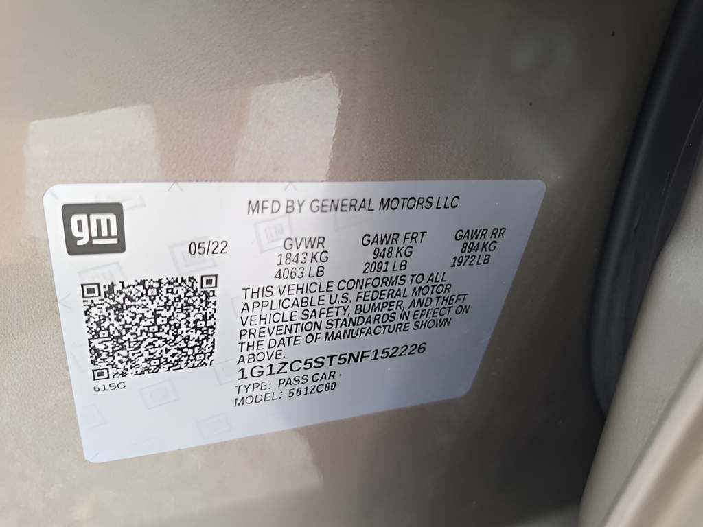 2022 Chevrolet Malibu FL