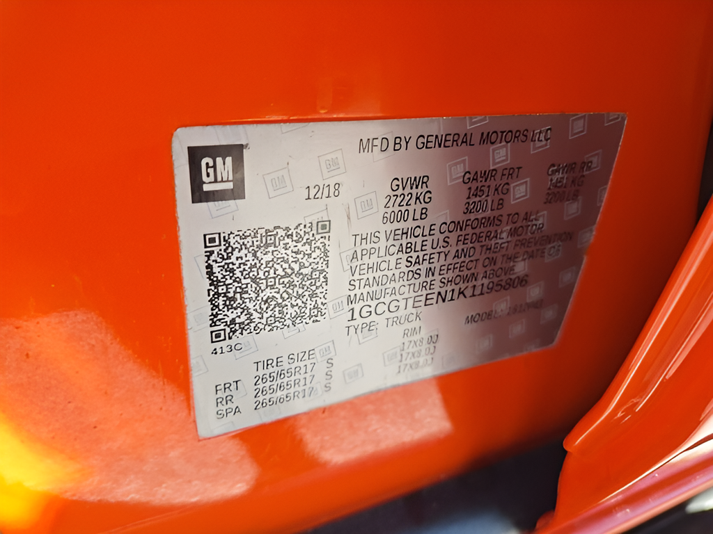 2019 Chevrolet Colorado 4WD ZR2