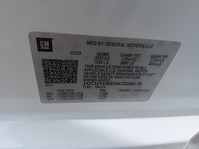 2019 Chevrolet Silverado 1500 LT