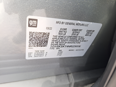 2022 Chevrolet Tahoe Premier