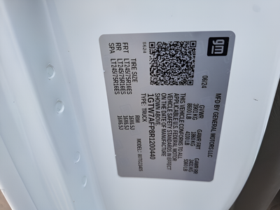 2024 GMC Savana Cargo 2500 Base