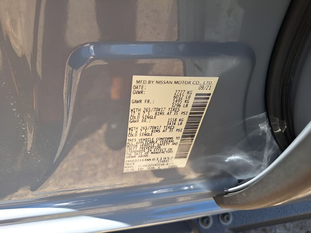2022 Nissan Frontier PRO-4X
