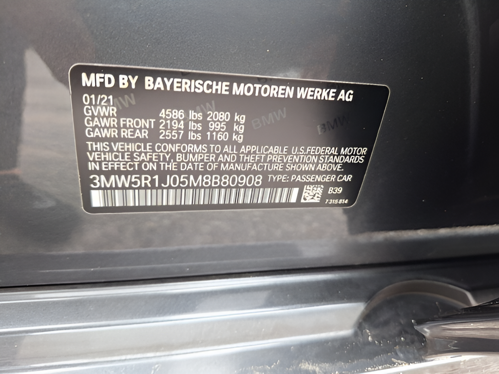 2021 BMW 3 Series 330i