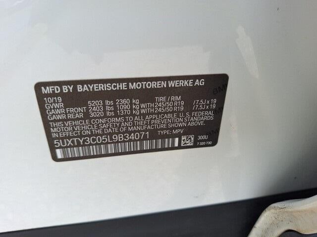 2020 BMW X3 sDrive30i