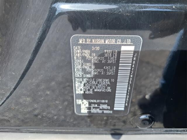 2020 Nissan Armada SL