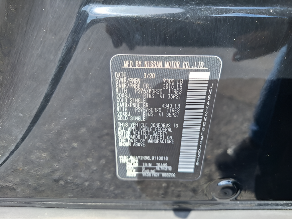 2020 Nissan Armada SL