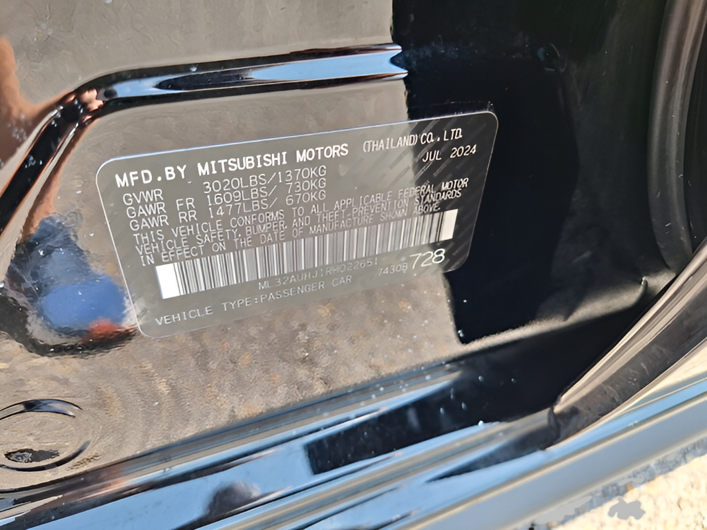 2024 Mitsubishi Mirage ES