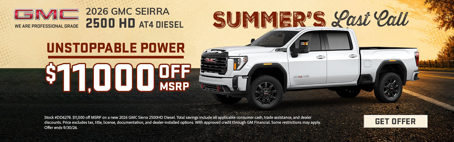 2026 GMC Sierra 2500 HD