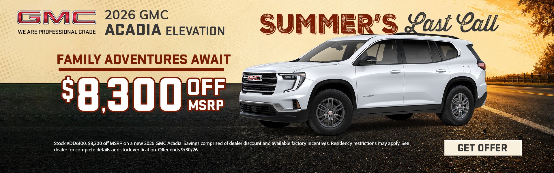 2026 GMC Acadia