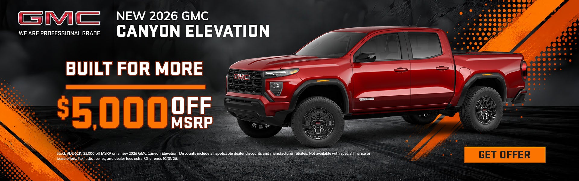 New 2026 GMC Canyon