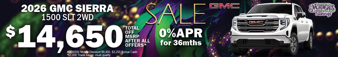 2026 GMC Sierra 1500 SLT 2WD