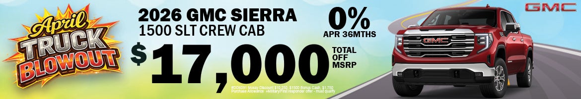 2026 GMC Sierra 1500 SLT CREW CAB